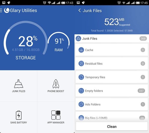 glary utilities for android