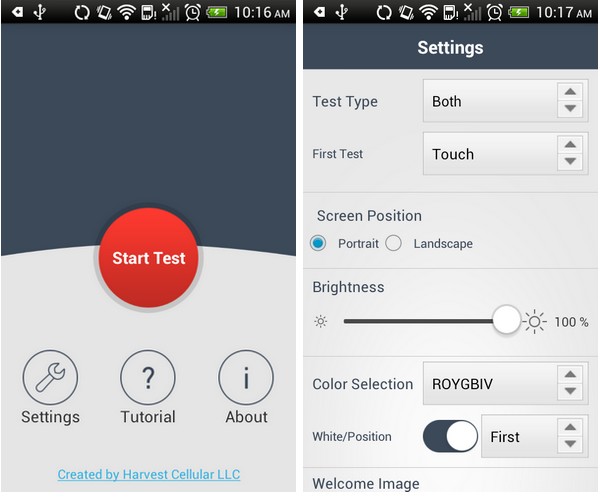 lcd screen tester apk