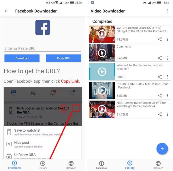 facebook video online download free