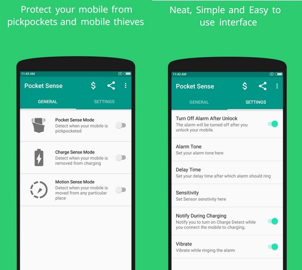 Pocket Sense – Anti Theft Alarm | HTApp.net - Free APK Android For Everyone