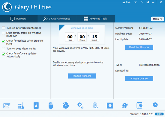 for android download Glary Utilities Pro 5.211.0.240